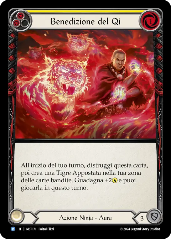 Card: Blessing of Qi (yel)