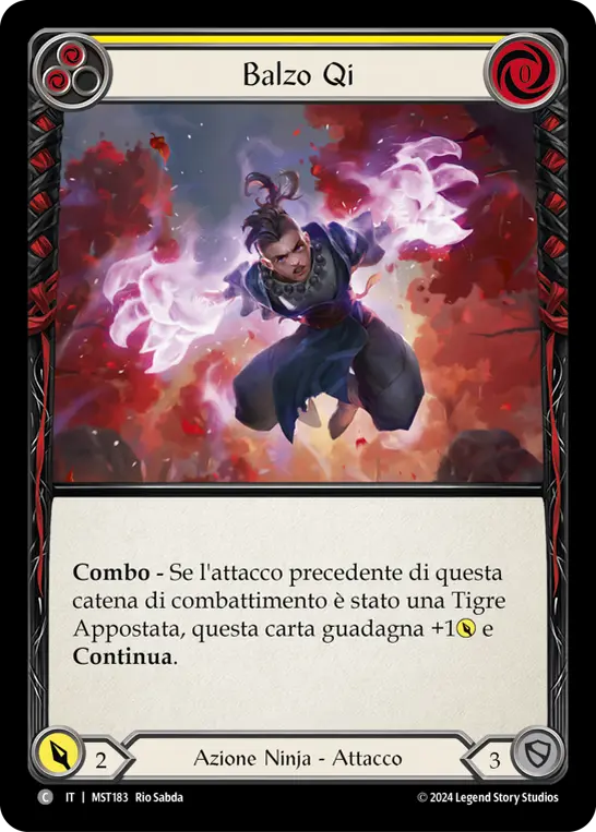 Card: Pouncing Qi (yel)