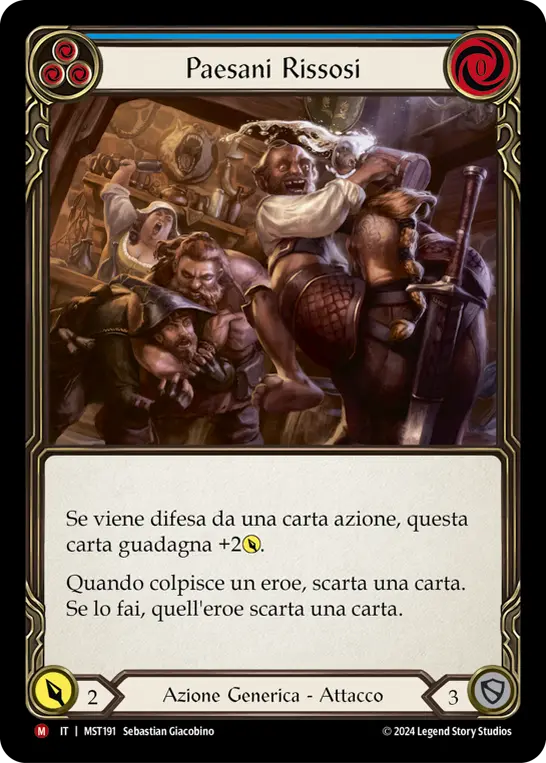 Card: Rowdy Locals (blu)