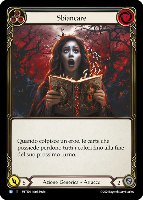 Card: Blanch (blu)