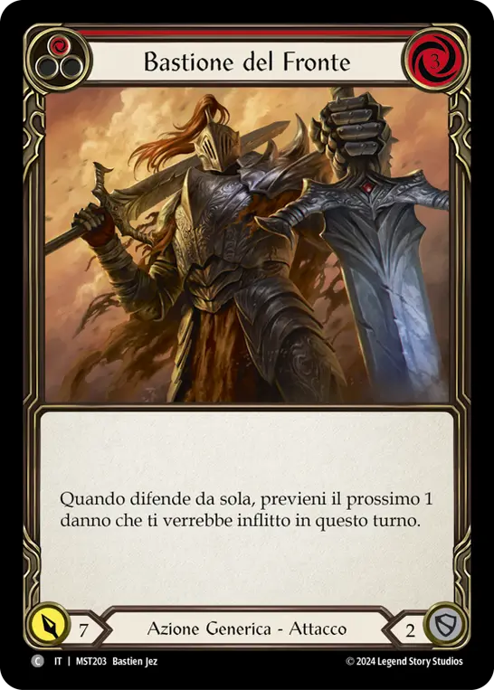 Card: Battlefront Bastion (red)