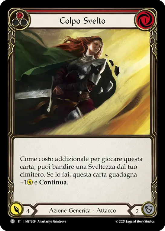Card: Nimble Strike (red)
