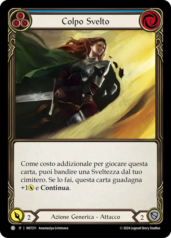 Card: Nimble Strike (blu)
