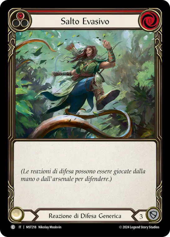 Card: Evasive Leap (red)