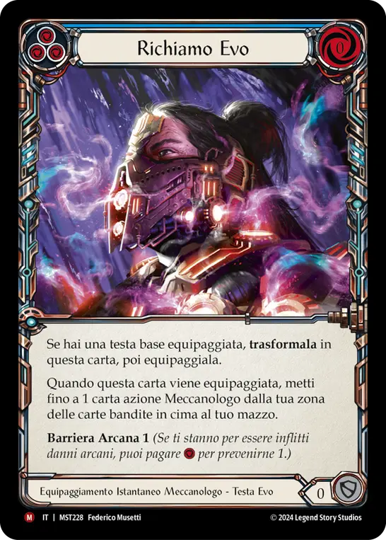 Card: Evo Recall (blu)