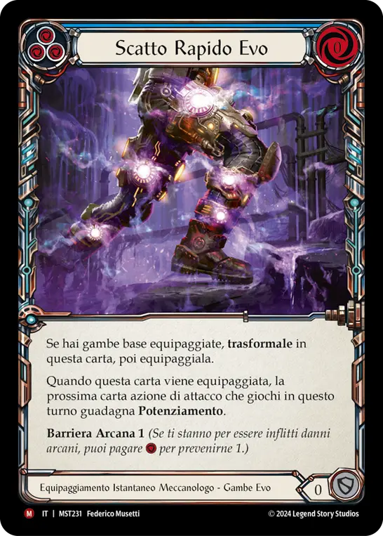 Card: Evo Speedslip (blu)