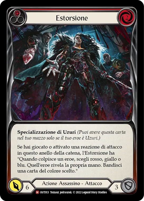Card: Shake Down (red)