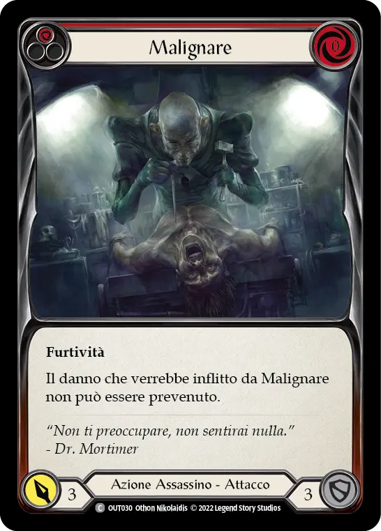 Card: Malign (red)