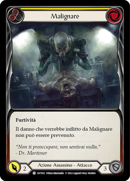 Card: Malign (yel)