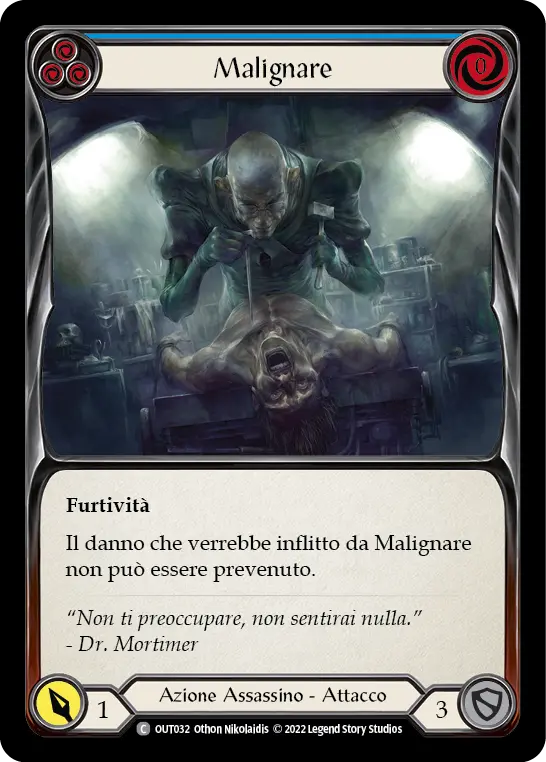 Card: Malign (blu)