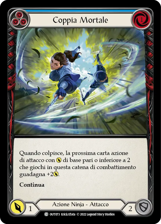 Card: Deadly Duo (blu)