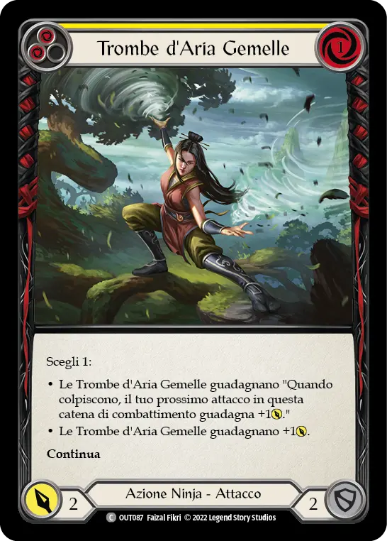 Card: Twin Twisters (yel)