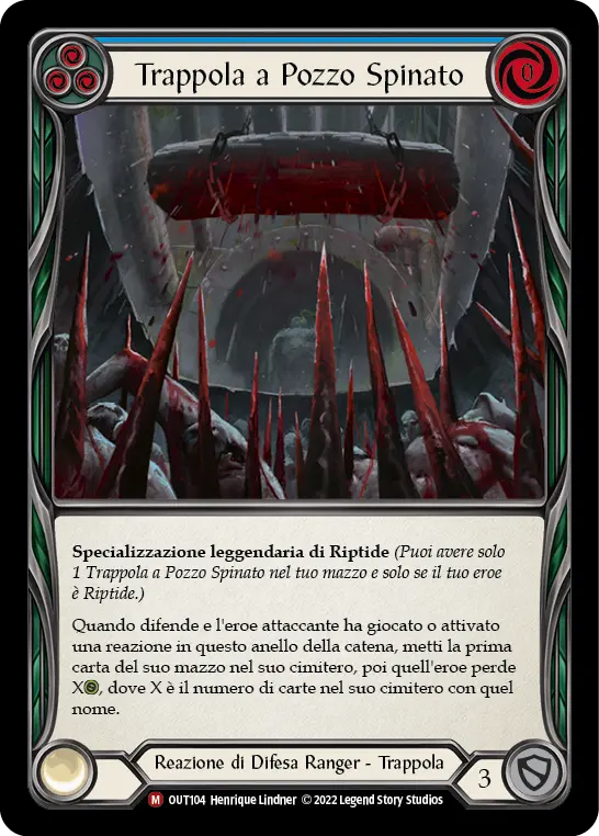 Card: Spike Pit Trap (blu)