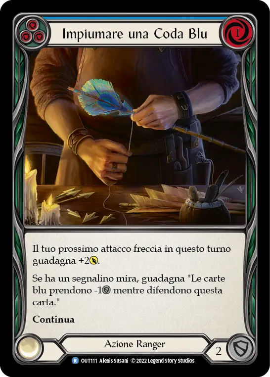 Card: Fletch a Blue Tail (blu)