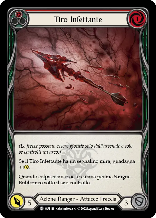 Card: Infecting Shot (red)