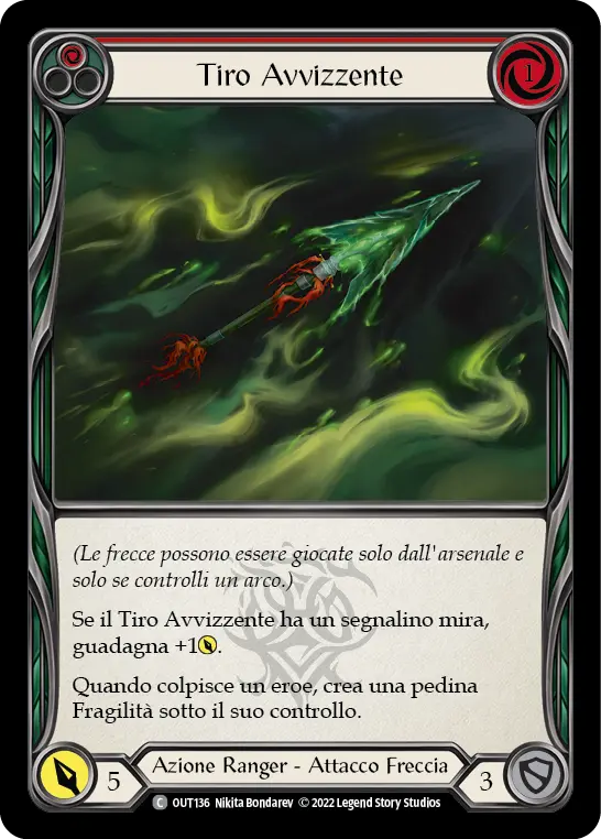 Card: Withering Shot (red)