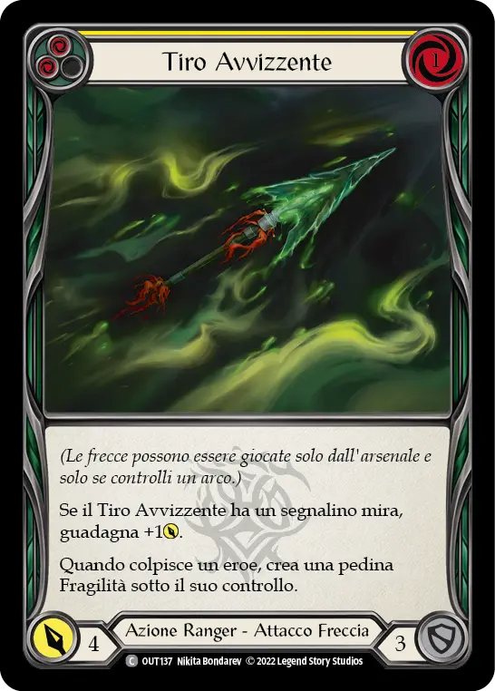 Card: Withering Shot (yel)