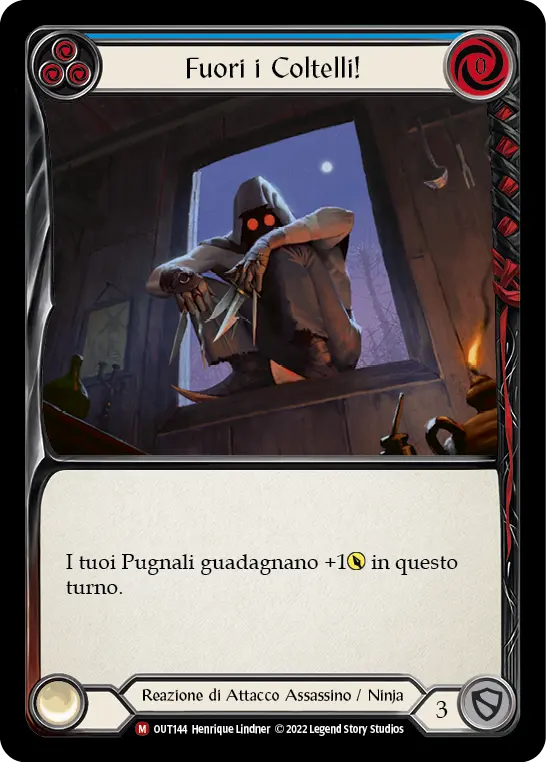 Card: Knives Out (blu)