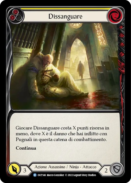 Card: Bleed Out (yel)