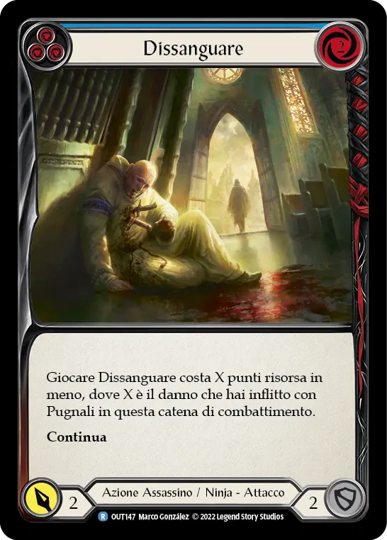 Card: Bleed Out (blu)