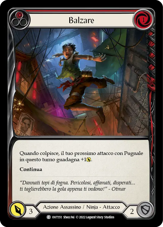 Card: Plunge (red)