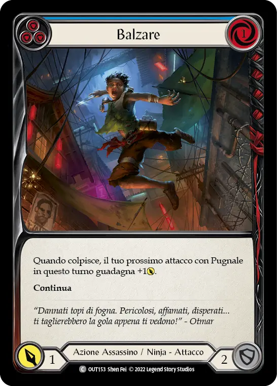 Card: Plunge (blu)