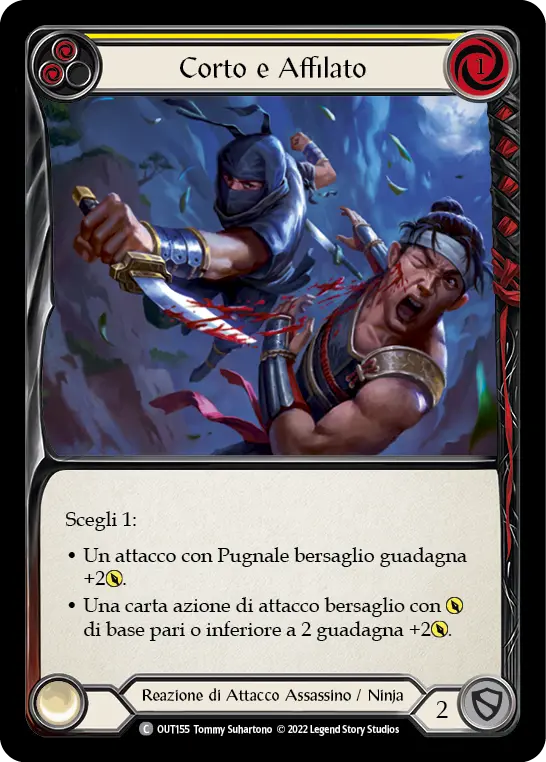 Card: Short and Sharp (yel)