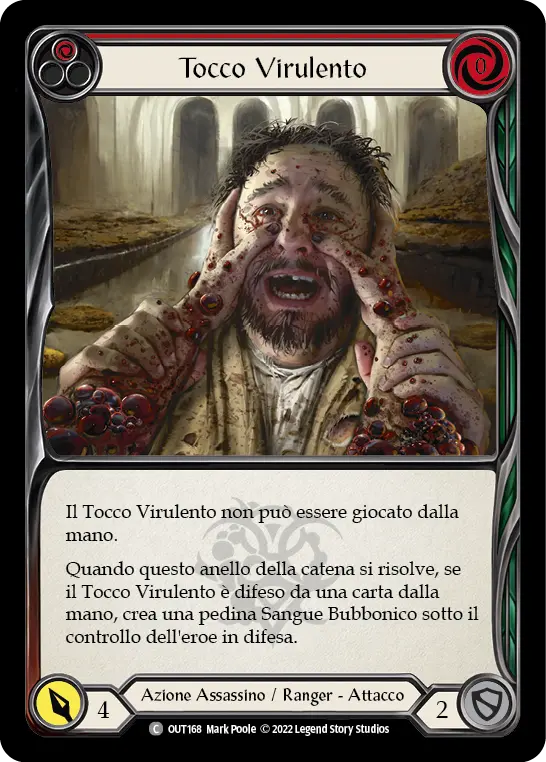 Card: Virulent Touch (red)