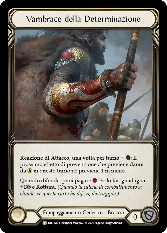 Card: Vambrace of Determination