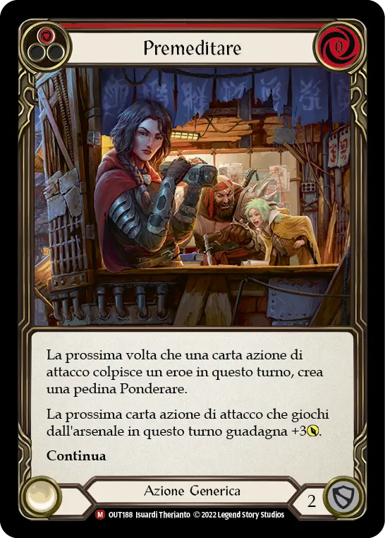 Card: Premeditate (red)