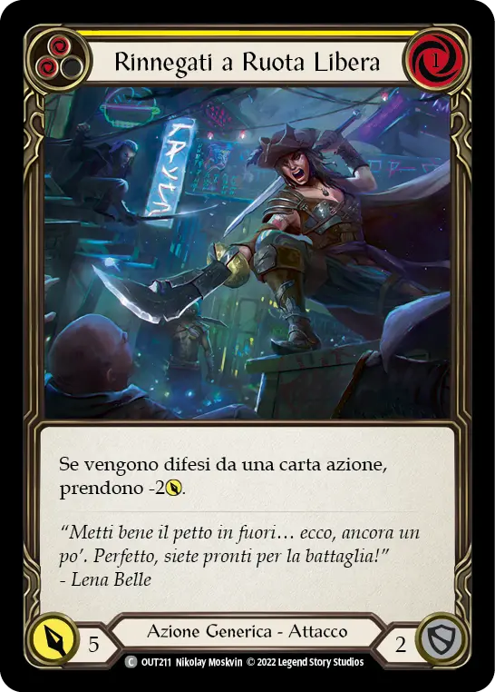 Card: Freewheeling Renegades (yel)