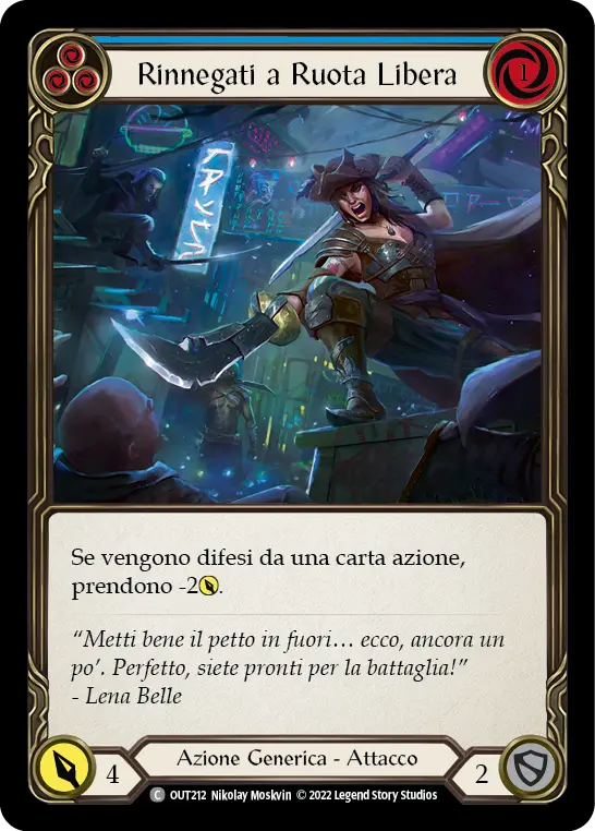Card: Freewheeling Renegades (blu)