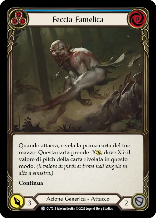 Card: Ravenous Rabble (blu)