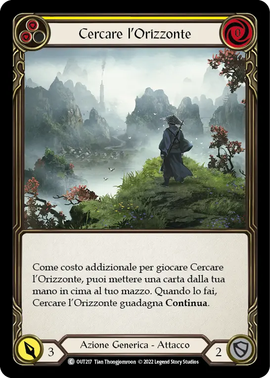 Card: Seek Horizon (yel)
