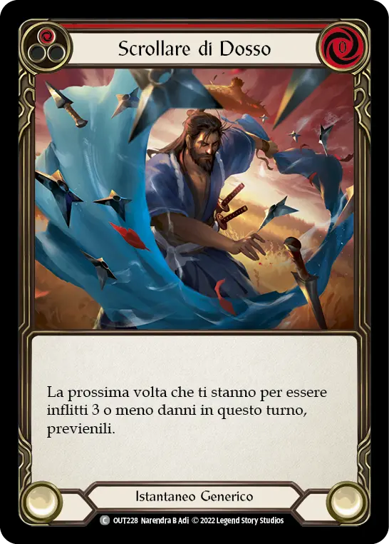 Card: Brush Off (red)