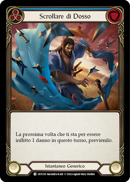 Card: Brush Off (blu)