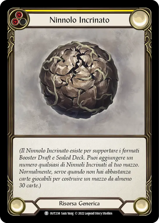 Card: Cracked Bauble (yel)