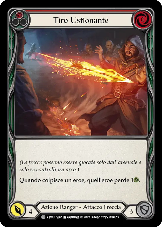 Card: Searing Shot (red)