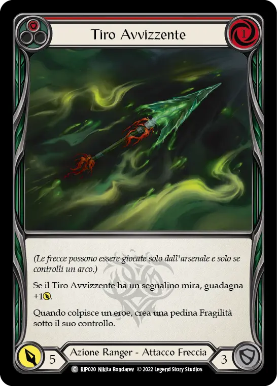 Card: Withering Shot (red)