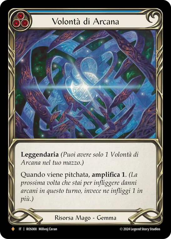 Card: Will of Arcana (blu)