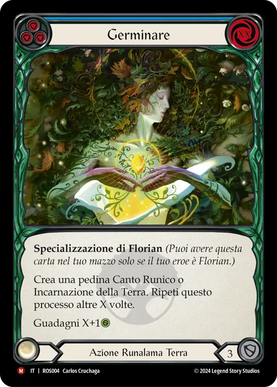 Card: Germinate (blu)