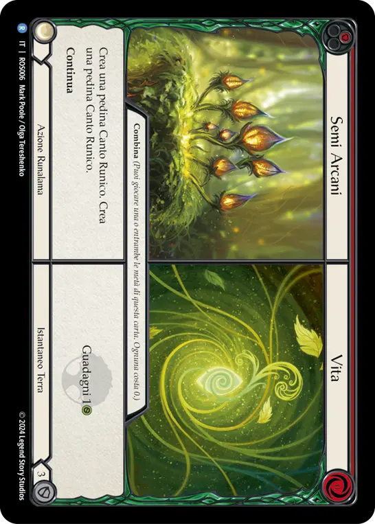 Card: Arcane Seeds||Life (red)