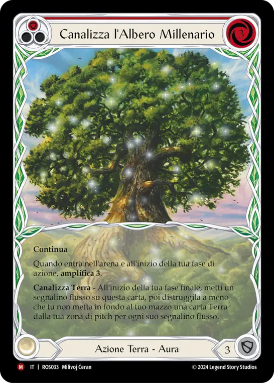 Card: Channel the Millennium Tree (red)