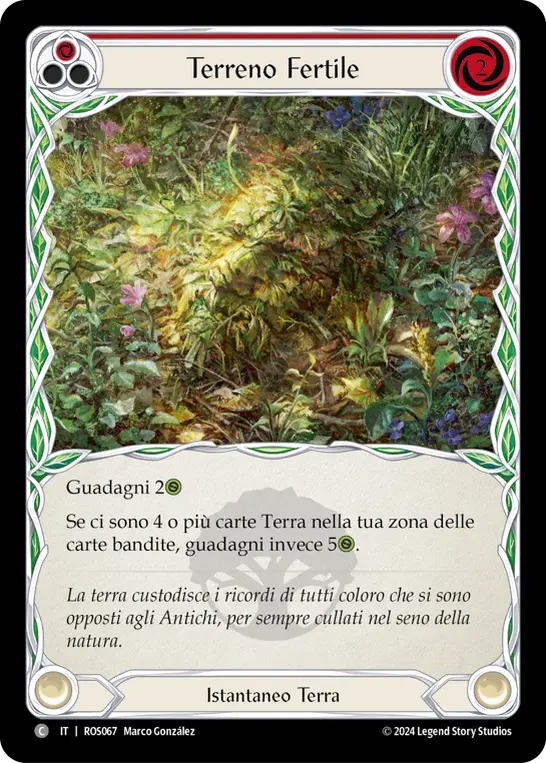 Card: Fertile Ground (red)