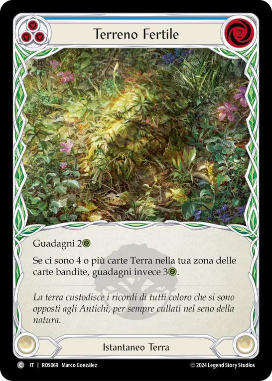 Card: Fertile Ground (blu)