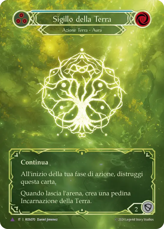 Card: Sigil of Earth (blu)
