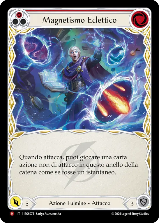 Card: Eclectic Magnetism (red)