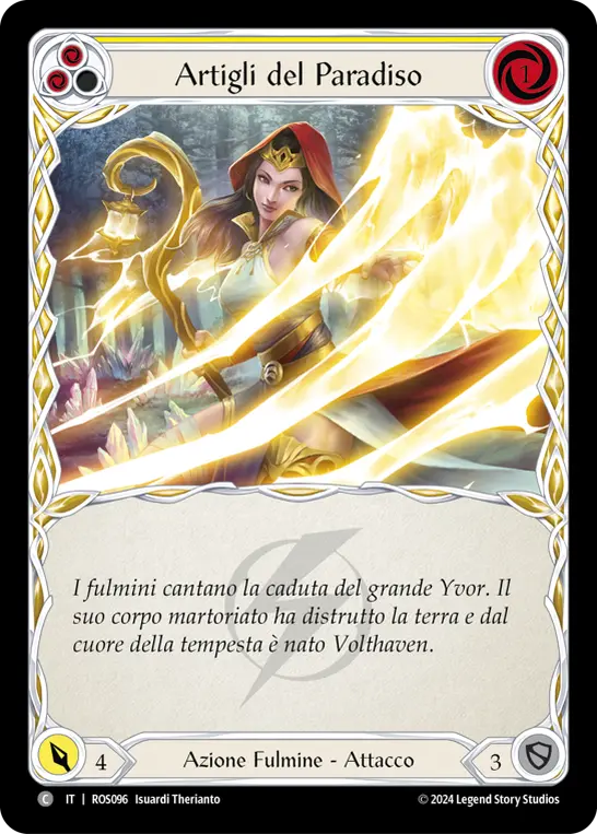 Card: Heaven's Claws (yel)