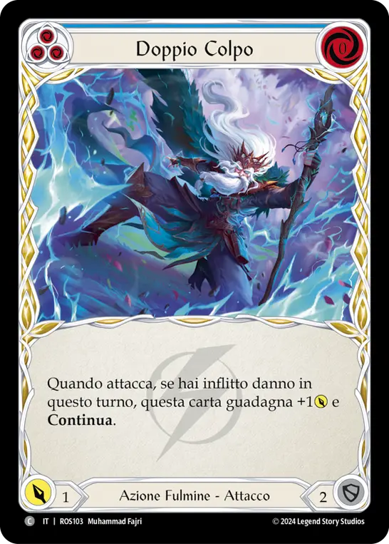 Card: Second Strike (blu)