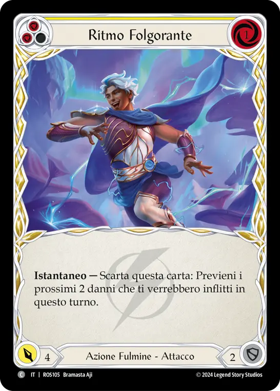 Card: Trip the Light Fantastic (yel)